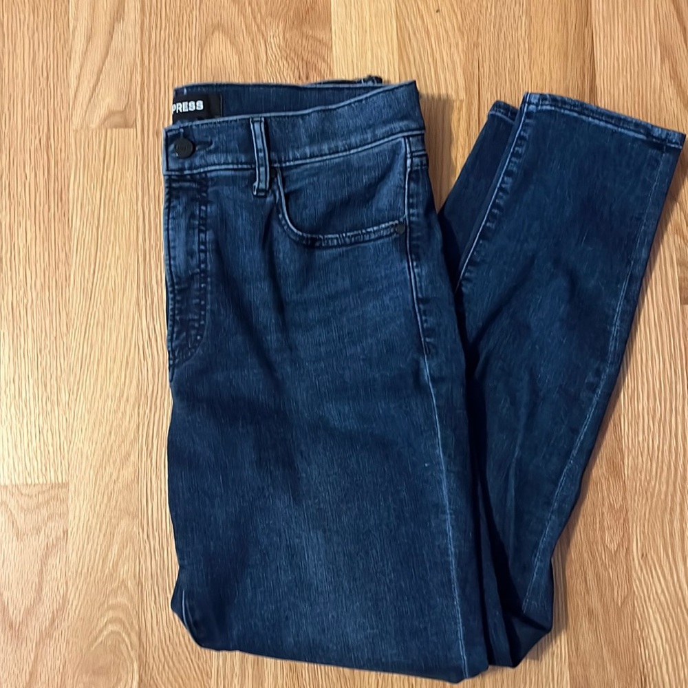 Express mid rise skinny jeans